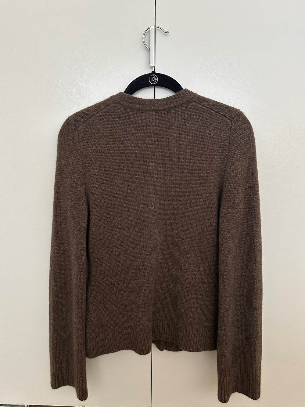 NWT Quince Mongolian Cashmere Structured Cardigan in Brown - Picture 5 of 6